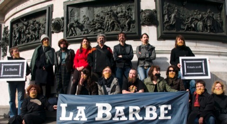 8 mars 2008 : je découvre La Barbe à une manif